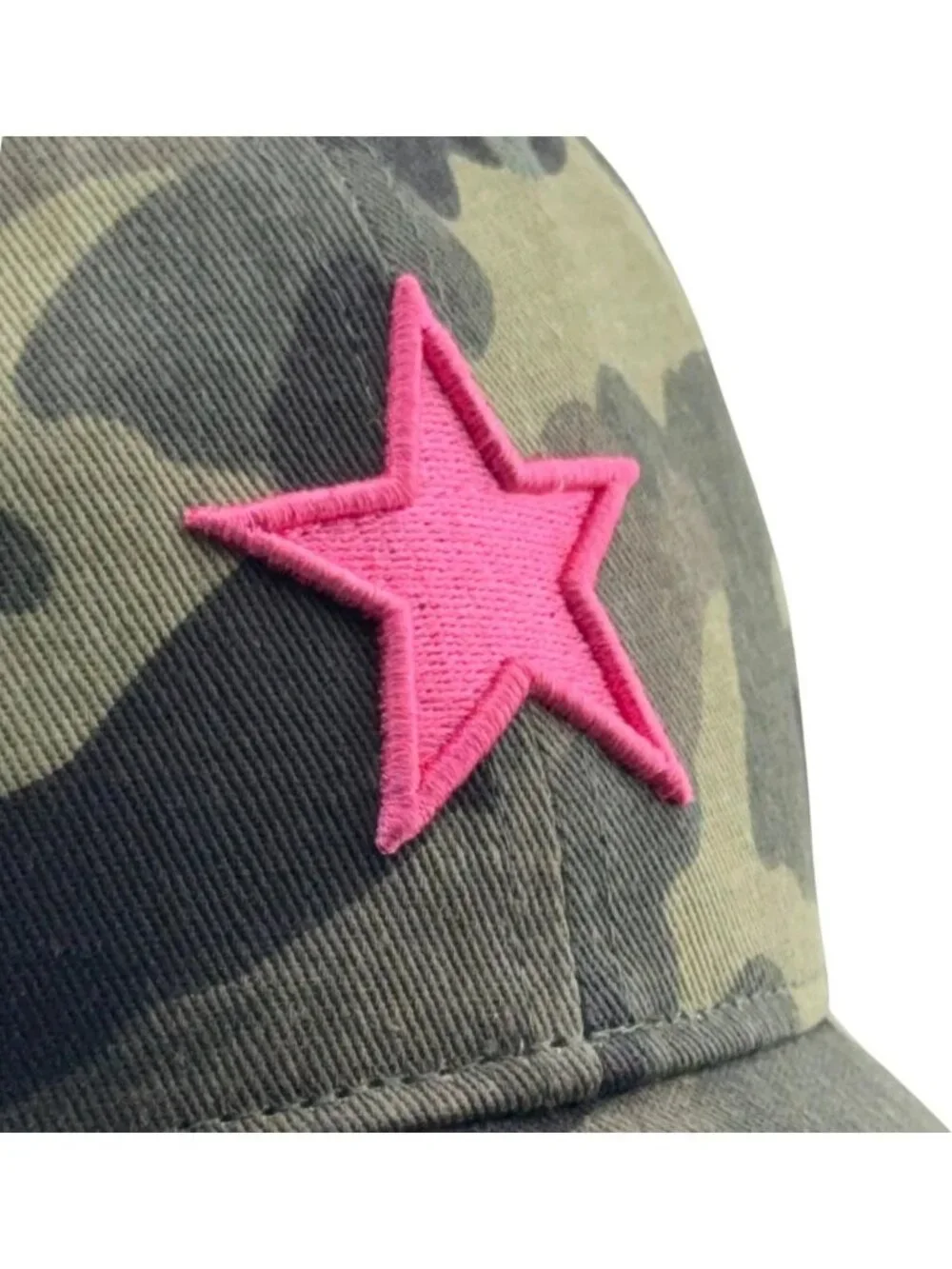 Cute Embroidered Star Women's Baseball Cap - Adjustable Aesthetic Hat for Women